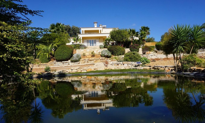 Loule House | Luxurious villa 9 p. - property 50 acres in the middle of olive trees - magnificent view