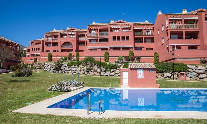 Torrequebrada Apartment | Luxury 100m² Sea View Apartment with Pool, Wi-Fi & Terrace