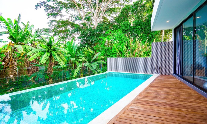 Padonan Villa | Luxury 3 bedrooms Villa rainforest side at vibrant Tibubenen Canggu