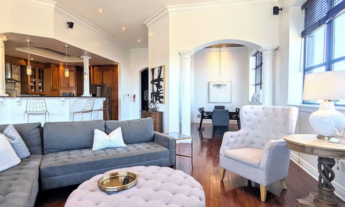 Central Business District Condo | Luxury 3BR Downtown Kalamazoo Penthouse + Private Parking & Walkable
