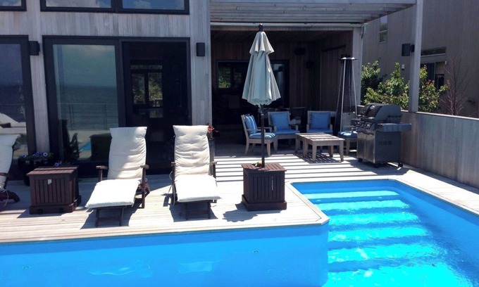 Fire Island House | Luxury 4 BR, 4.5 bath bay front home in Fire Island Pines with full amenities
