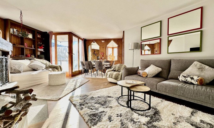Cervinia Apartment | Luxury 4beds ski-in&out steps from center