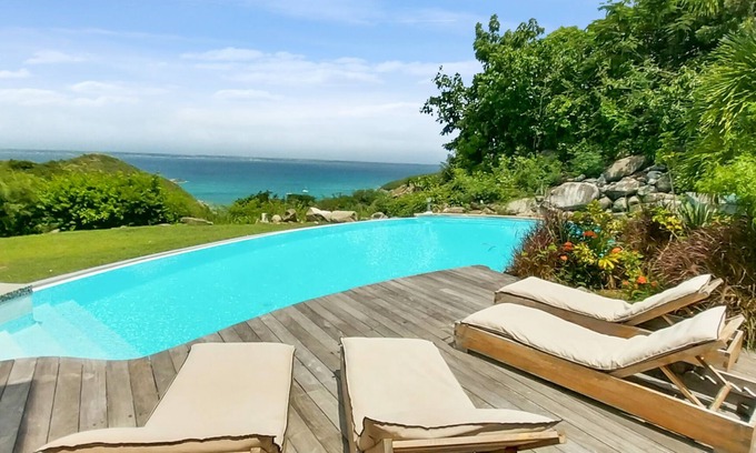 Anse Marcel Villa | Luxury 5 bedrooms Villa, Nestled in the heights of Anse Marcel Saint-Martin SXM