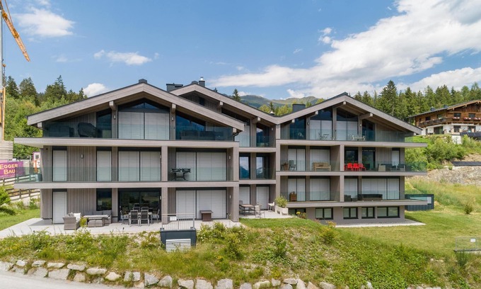 Hollersbach im Pinzgau Apartment | Luxury apartment with sauna and panoramic views