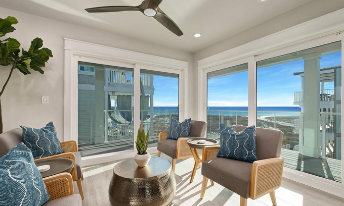 Grayton Beach House | Luxury ADA Home Gulf Views Private Plunge Pool