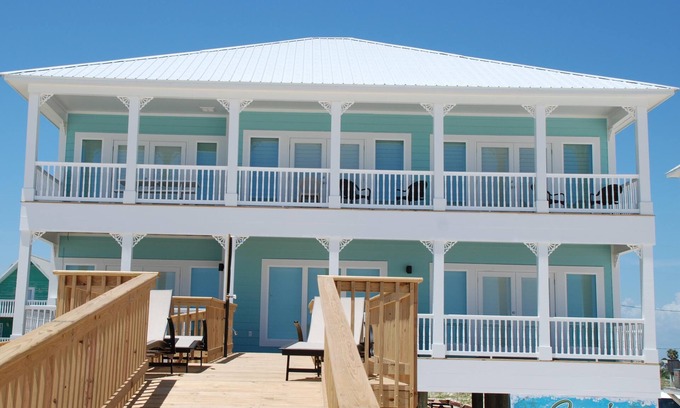 Fort Morgan House | Luxury Beachfront Home, with Ramp; Sleeps up to 18!