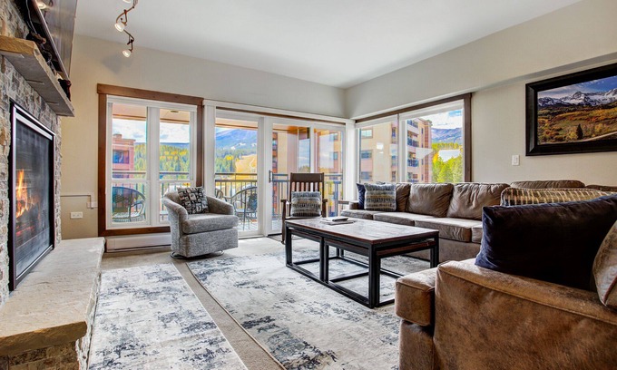 Peak 9 Condo | Luxury Bright Haus Villa True Ski in Ski Out Peak 9 Gorgeous Ski Area Views!