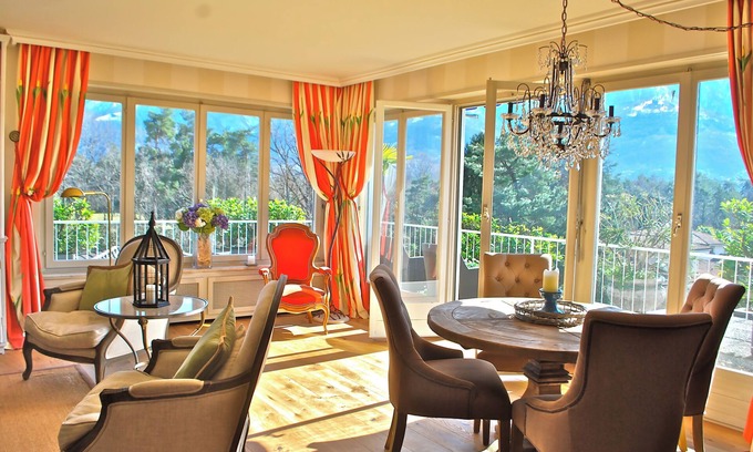 Ascona Apartment | Luxury & Charm - Beautiful Ascona Penthouse Steps to Golfcourse & Beach