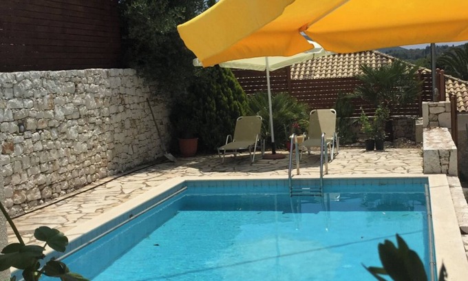Sivros Villa | Luxury family villa with mountain views near the sea