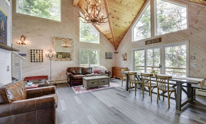 Grand Rapids Cabin | Luxury Modern Cabin On Deer Lake!🦌Hot tub. One of the cleanest lakes in MN ❤️