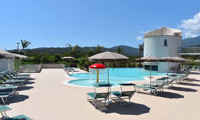 Casal Velino Apartment | Luxury Oasis: Apartment with Terrace and Charming Pool at Hyéle!