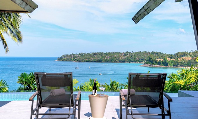 Cherngtalay Villa | Luxury Ocean View 4 bedroom private Villa close to Surin Beach
