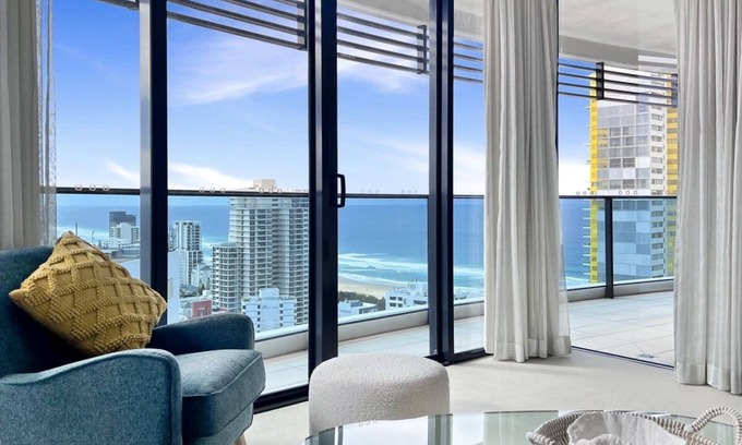 Broadbeach Apartment | Luxury Oracle Tower 1 Ocean Views 2BR Lvl28