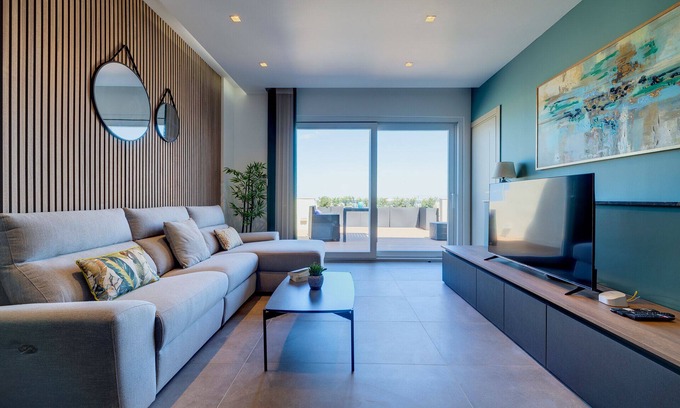 Tal-Ghoqod Apartment | Luxury Penthouse with Terrace and Views