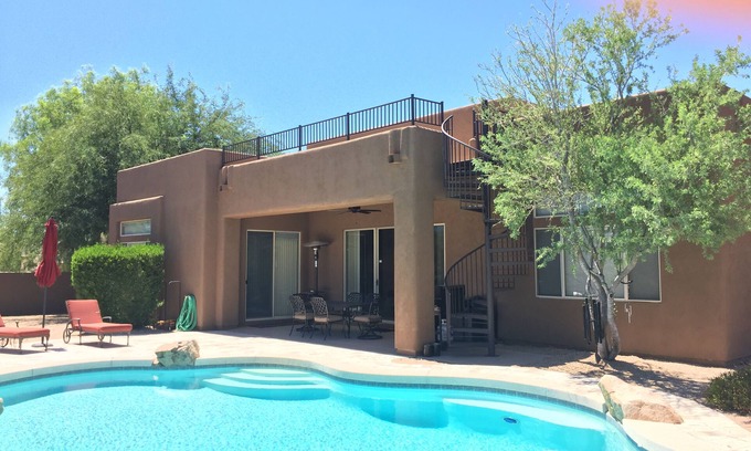 Troon North House | Luxury Private Troon North Home Heat Spa + Pool3bed+3bsth Sleeps Six 30day min