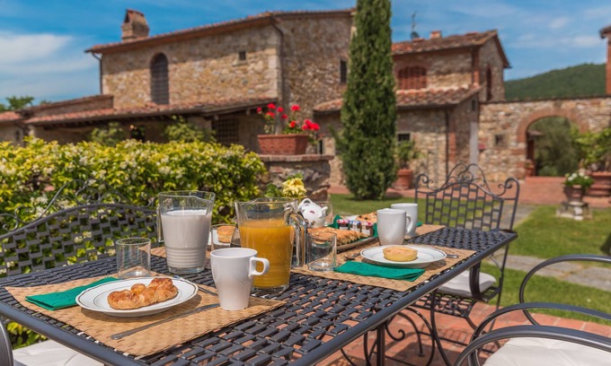 Monsummano Terme Villa | Luxury stone villa with infinity pool,jacuzzi corner,Wi-Fi, gym room, sleeps 11