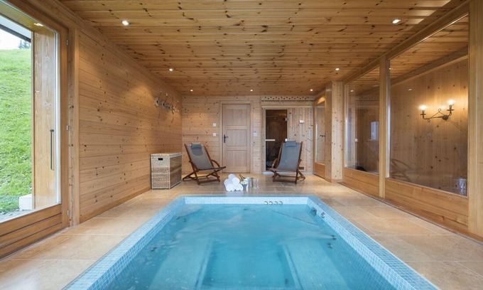 Alpe des Chaux Ski Chalet | Luxury Swiss Chalet with Outstanding Views, Located 50m from Piste