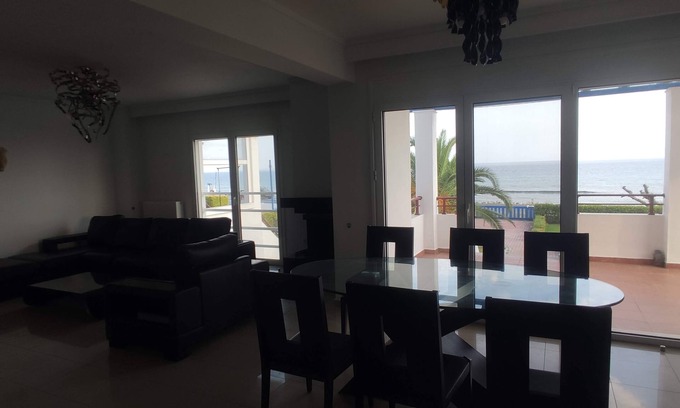 Sozopolis Villa | Luxury villa on the beach first line ,with yard BBQ and everything you need