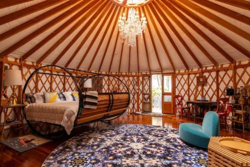 Friendship House | Luxury Yurt at Seaside Farm in Friendship