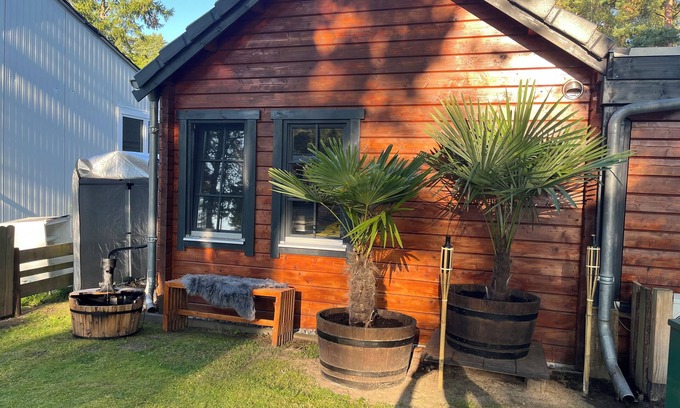 Helden Ski Chalet | Luxus Chalet auf 5 Sterne Campingplatz De Heldense Bossen zu Vermieten