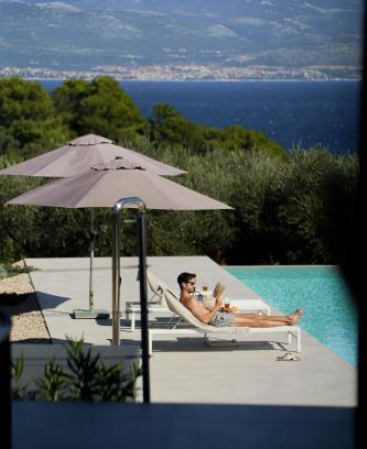 Vrbnik Villa | Luxusvilla Moana mit Olivenhain