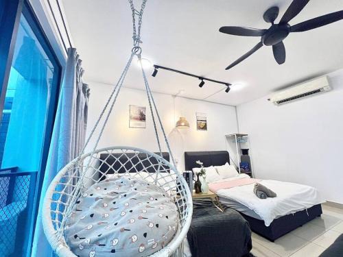 Shah Alam Apartment | M 1-5Pax Cozy Home Trefoil 2QBeds Setia Alam WiFi
