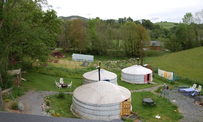 Lanne-en-Baretous House | Maïté Yurt-1 to 6 people-Yurt Camp