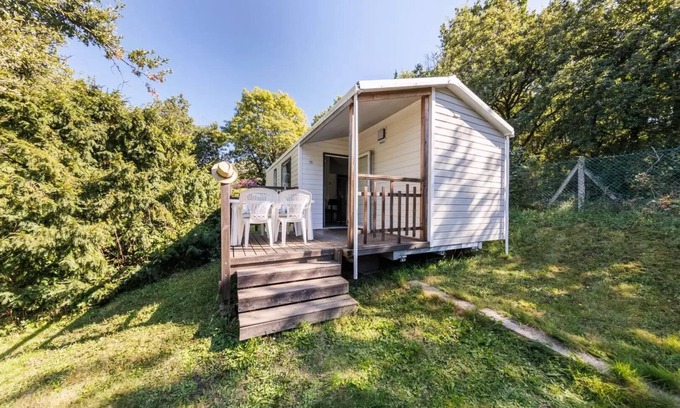 Chatel-Guyon House | Maeva Respire campsite in La Croze * - Mobile home Zen 3 Rooms 4 People + TV