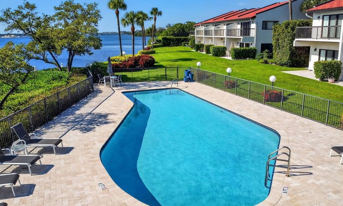 Palm Beach House | Magical sunset views from newly redone waterfront Palm Beach townhome.