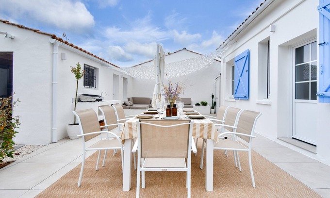 Noirmoutier-en-l'Ile Ski Chalet | Magnífica casa, 200m playa, 6 adultos, 4 niños