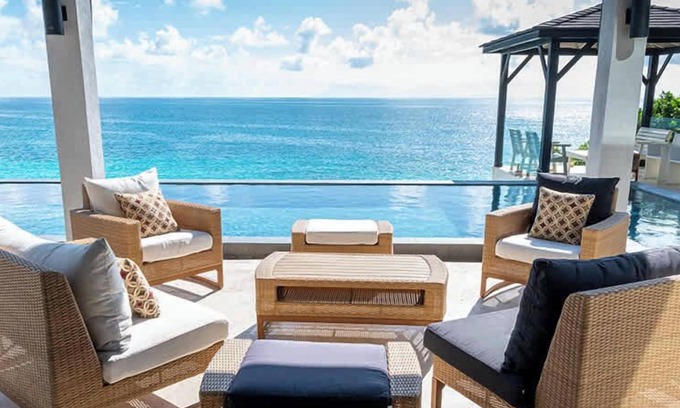 Fryes Beach Villa | Magnificent 4 bedroom villa with wrap around pool