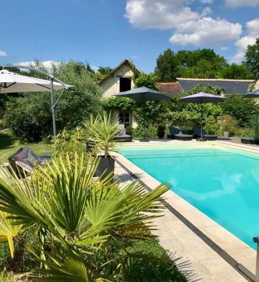 Cinais House | Magnifique Refuge avec piscine et animaux situé au coeur des châteaux de la Loire et des vignobles