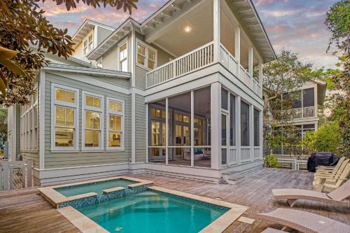 Watercolor House | Magnolia Way