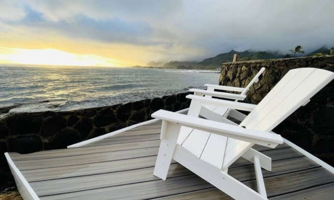 North Shore Apartment | Mai Tide: New N Shore Oceanfront Studio, AC, 30 Day