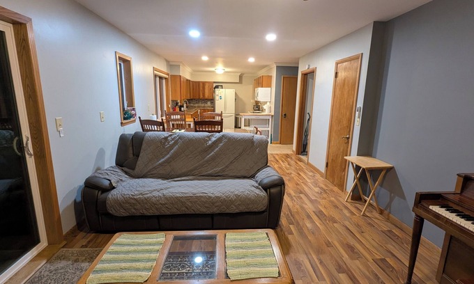 Hermantown Apartment | Main floor 2-bedroom house, Winter Escape: Snowmobile, Ski & More in the North