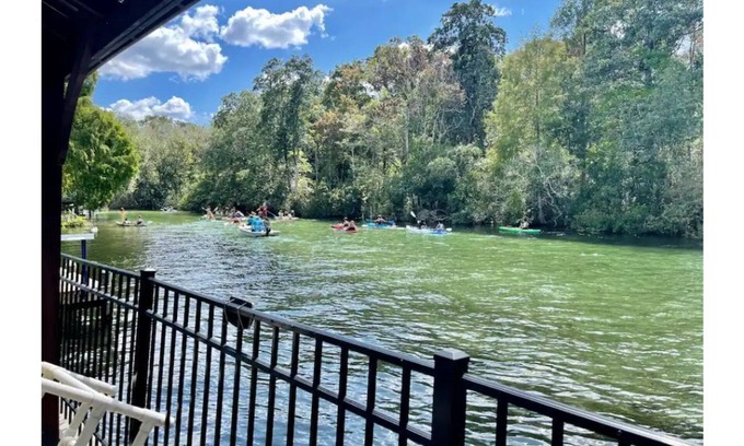 Weeki Wachee Gardens House | Main UpRiver Cedar Cabin w/Kayaks l New Dock l Ladder l gazebo l BBQ