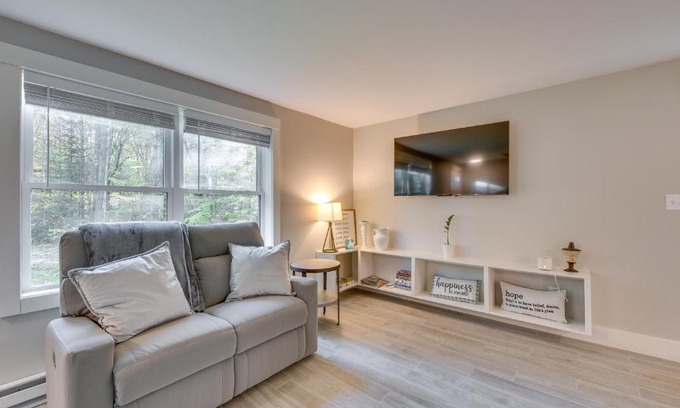 Saco Apartment | Maine Escape with Grill, Near Skiing and Hiking!