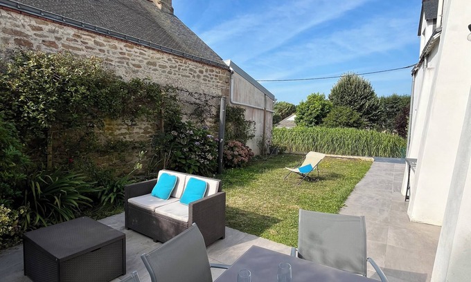 Larmor-Baden House | Maison à 25 mètres de la plage