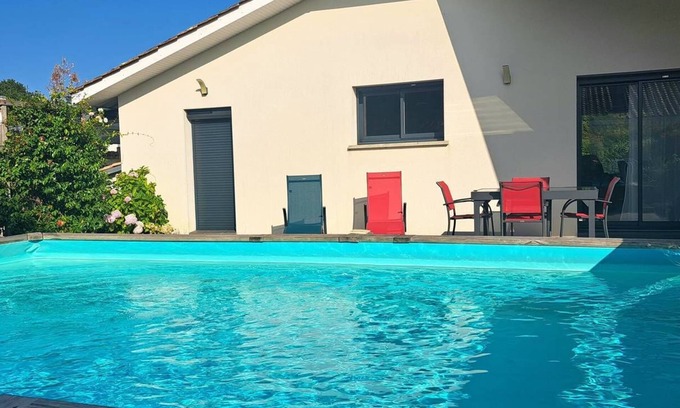 Lit-et-Mixe House | Maison 4 Pièces Avec Piscine à Lit et Mixe