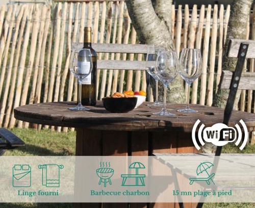 Brem Sur Mer Apartment | Maison La Rose des Vents, avec WIFI, proche plage et commerces
