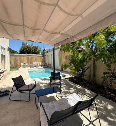 Route d'Arles House | Maison Villa Nimes 4 Chambres avec Piscine
