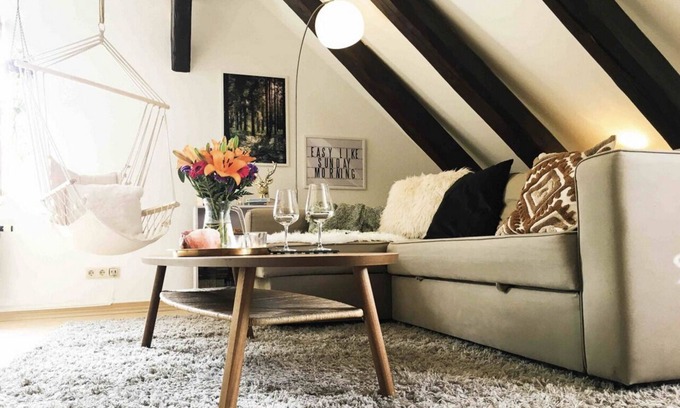 Wernigerode Old Town Apartment | Maisonette at the market Castle view | WLAN + Netflix