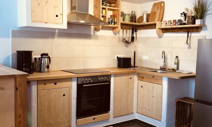 Traunreut Apartment | Maisonette on the Traun, 50 sqm, 1 separate bedroom