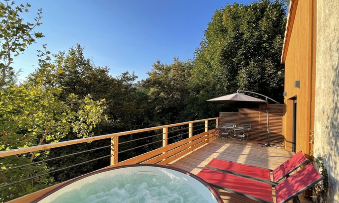 Dieulefit House | Maisonnette en Pleine Nature, Spa, Village à Pieds