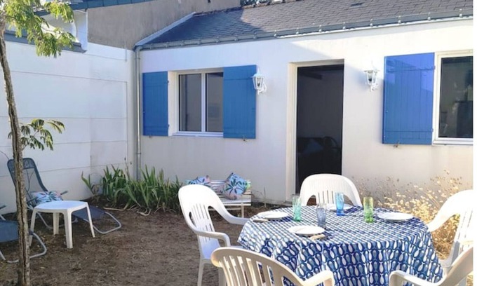 Batz-sur-Mer House | Maisonnette Jardin Cabine de Plage à 8 min à Pied