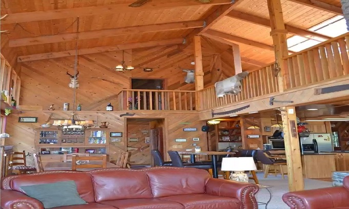 North Bend House | Majestic Lakefront Retreat | Views Dock Boathouse BBQ Sauna Road&Boat Access