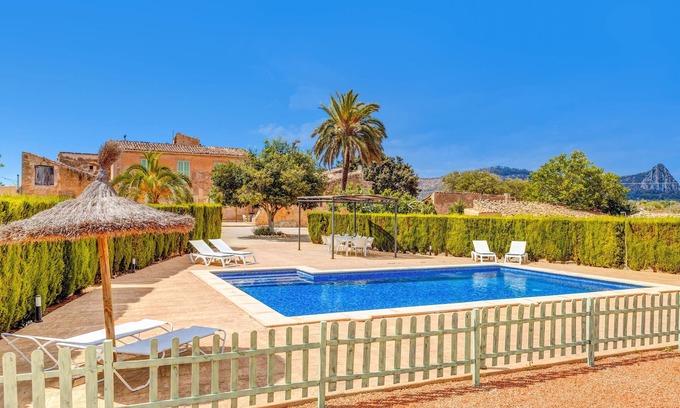 Son Antem Villa | Mallorcan Country House with Wi-Fi, Pool, Terraces & Air Conditioning; Parking Available