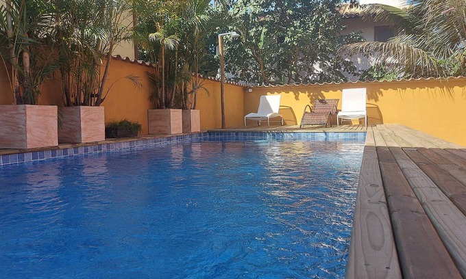 Jabaquara Apartment | Mamanguá - Apto with pool, 50mt From the beach, kitchen, BBQ, ar con, WiFi, netflix, garage