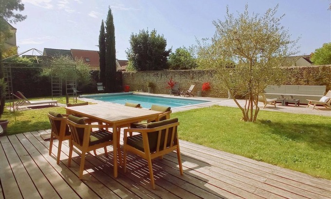 Saint-Martin-le-Beau House | Manoir de la Bergeronnerie, 5 bedrooms, swimming pool, 10 minutes from Amboise