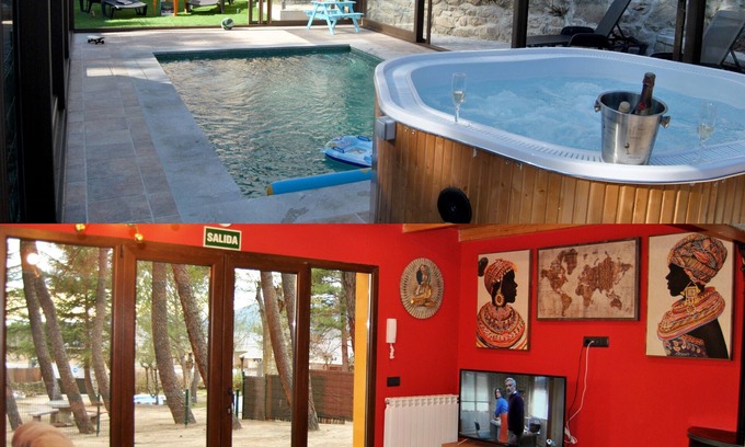 Collado Mediano House | MANSION DELUXE VILLA ANGELES WITH POOL AND JACUZZI